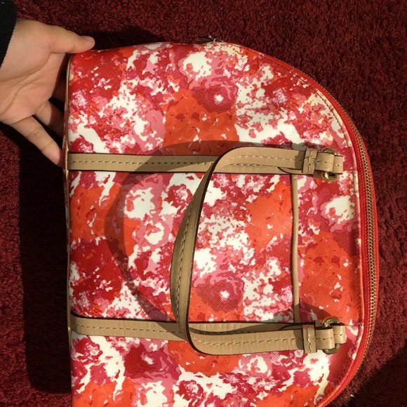COACH PEYTON FLORAL DOMED SATCHEL - Picture 2 of 8